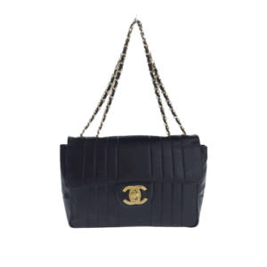 シャネル マドモアゼル ターンロック シングルフラップ チェーン ショルダー バッグ ブラック 買取実績