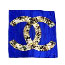 スカーフ 宝石モチーフ ストール シルク ココマーク ロゴ 画像