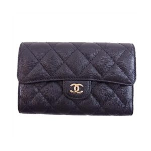 シャネル キャビアスキン 二つ折り財布 レディース 財布 買取実績