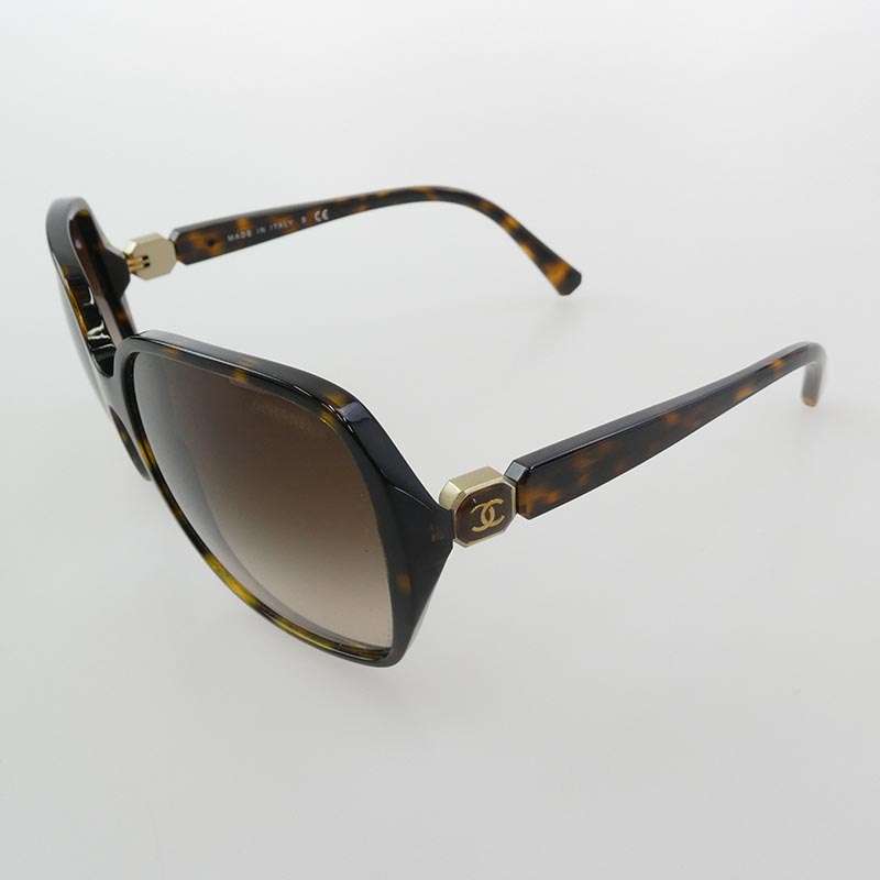 シャネル 5284 イタリア製 バタフライ レンズ ココマーク サングラス 買取実績 画像