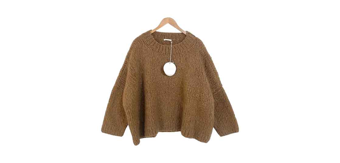 クロエ 15HMP12-15H550 Oversized Knit in Camel 買取実績