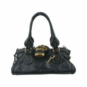 クロエ パディントン パドロック カデナ レザー ハンドバッグ ブラック 買取実績