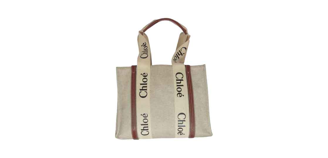クロエ ウッディ キャンバス トートバッグ ミディアム ブラウン 買取実績