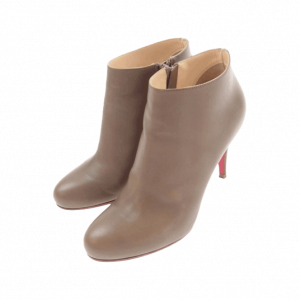クリスチャンルブタン 313002 BELLE 85 CALF レザー ショート ブーツ ベージュ 買取実績
