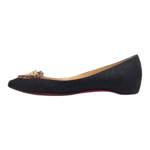 クリスチャンルブタン ボール スタッズ ハート ローヒール フラット パンプス 買取実績