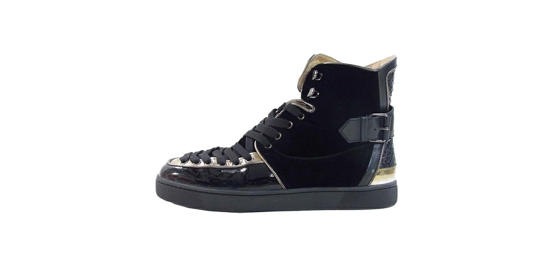 クリスチャンルブタン ハイカット ベロア パイソン スニーカー 買取実績