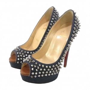 クリスチャンルブタン 1171051 LADY PEEP SPIKE スタッズ デニム オープントゥ パンプス 買取実績