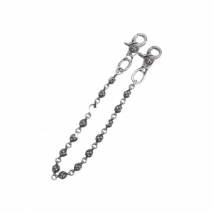 クロムハーツ 2クリップ ショート クロスボール ウォレットチェーン買取実績