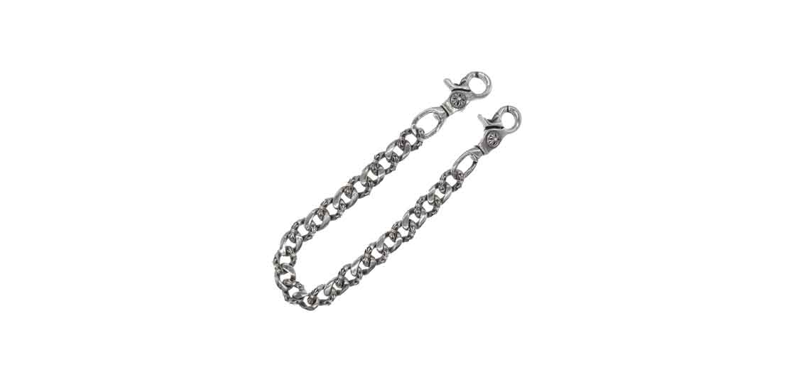 クロムハーツ  2クリップ ショート ファンシー ウォレットチェーン買取実績