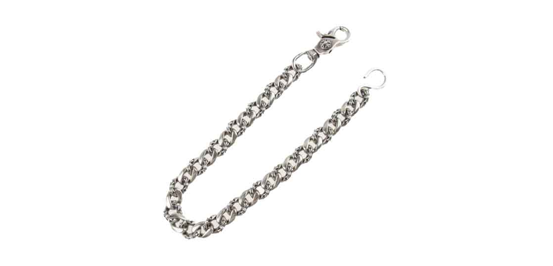 クロムハーツ 1クリップ ショート ファンシー ウォレットチェーン 買取実績