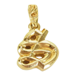 クロムハーツ 22K アルファベット チャーム S ペンダント 買取実績