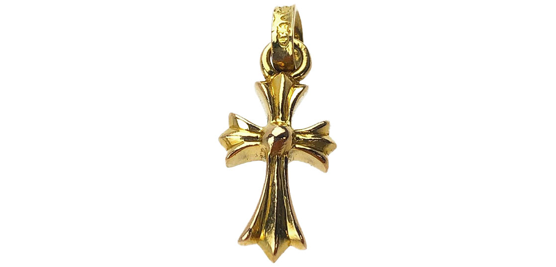 確実正規　最強鑑定基準内　クロムハーツ　ベビーファット　22k chromehearts-22k-babyfat-cross