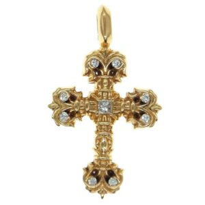 クロムハーツ（原本無） 22K CHARM FILIGREE TINY P DMND ペンダントトップ 買取実績