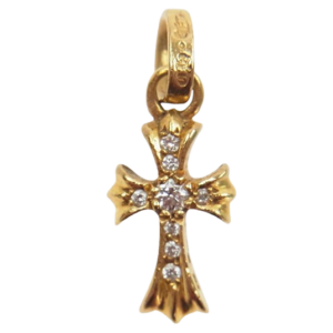 クロムハーツ 原本無 22K CRS BBYFAT P/DMND CHクロス パヴェダイヤ チャーム ゴールド系 買取実績