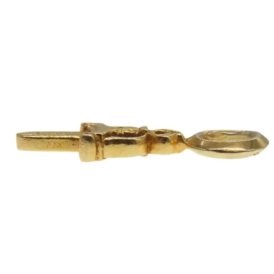 クロムハーツ （原本有） 22K ダガー スタック チャーム ペンダント