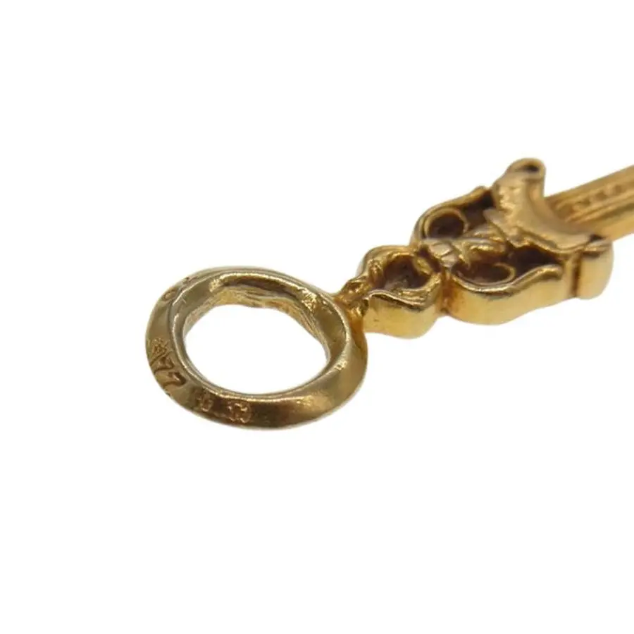 クロムハーツ （原本有） 22K ダガー スタック チャーム ペンダント