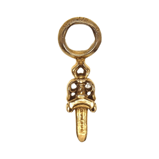 クロムハーツ  22金 スタックチャーム  大幅値下げ クロムハーツ （原本有） 22K ダガー スタック チャーム ペンダント