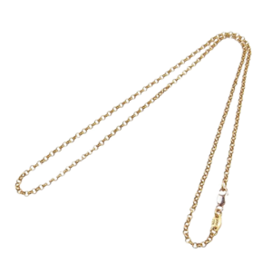 クロムハーツ 原本有 22K NECKCHAIN R18 18inch ロールチェーン ゴールド系 買取実績