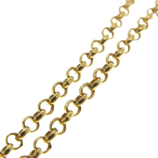 クロムハーツ（原本無） 22K NECKCHAIN R16 16inch チェーン ネックレス 買取実績 画像