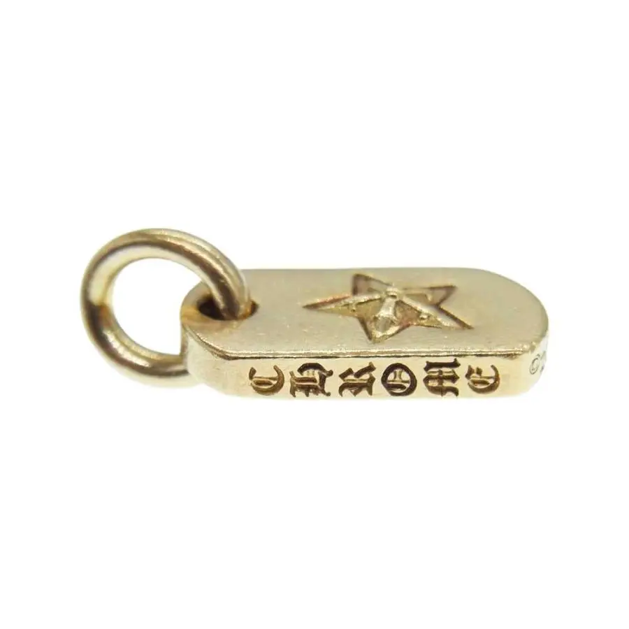 クロムハーツ （原本無） 22K タイニー ドッグタグ スター チャーム