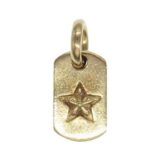 クロムハーツ （原本無） 22K タイニー ドッグタグ スター チャーム ネックレス トップ 買取実績 アイキャッチ画像