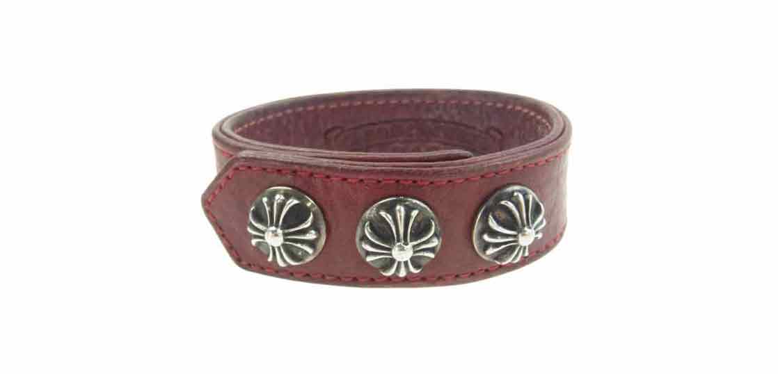 クロムハーツ（原本無） 3BTN 2SNP クロスボール 3ボタン2スナップ レザー ブレスレット 買取実績