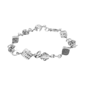 クロムハーツ DICE NO1 CRSBL サイコロ ダイス クロスボール チェーン ブレスレット 買取実績