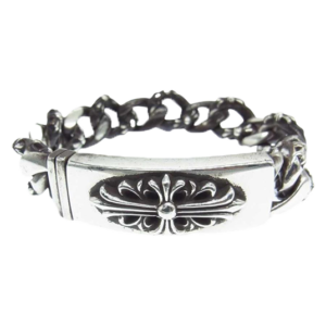 クロムハーツ 原本無 フローラルクロス ID ファンシー リンク ブレスレット 買取実績