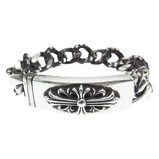 クロムハーツフローラルIDファンシーブレス１３リンク CHROME HEARTS（クロムハーツ） フローラルクロス ファンシー 13リンク