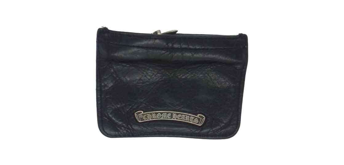 クロムハーツ（原本無）チェンジパース ダガー ジップ コインケース ブラック 買取実績