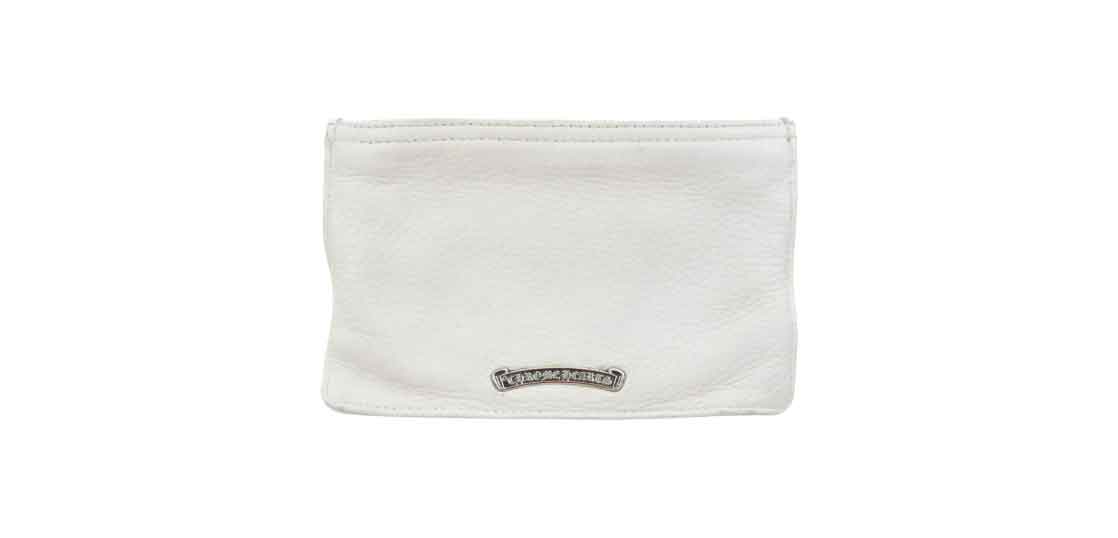 クロムハーツ（原本無） チェンジパース ダガージップ ポーチ ホワイト 買取実績 アイキャッチ画像