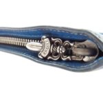 クロムハーツ（原本無） チェンジパース ダガージップ ポーチ ブルー 買取実績 画像