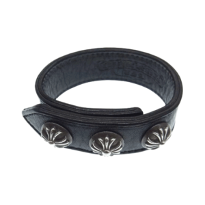 クロムハーツ （原本有） クロスボール 3ボタン2スナップ レザー ブレスレット 買取実績