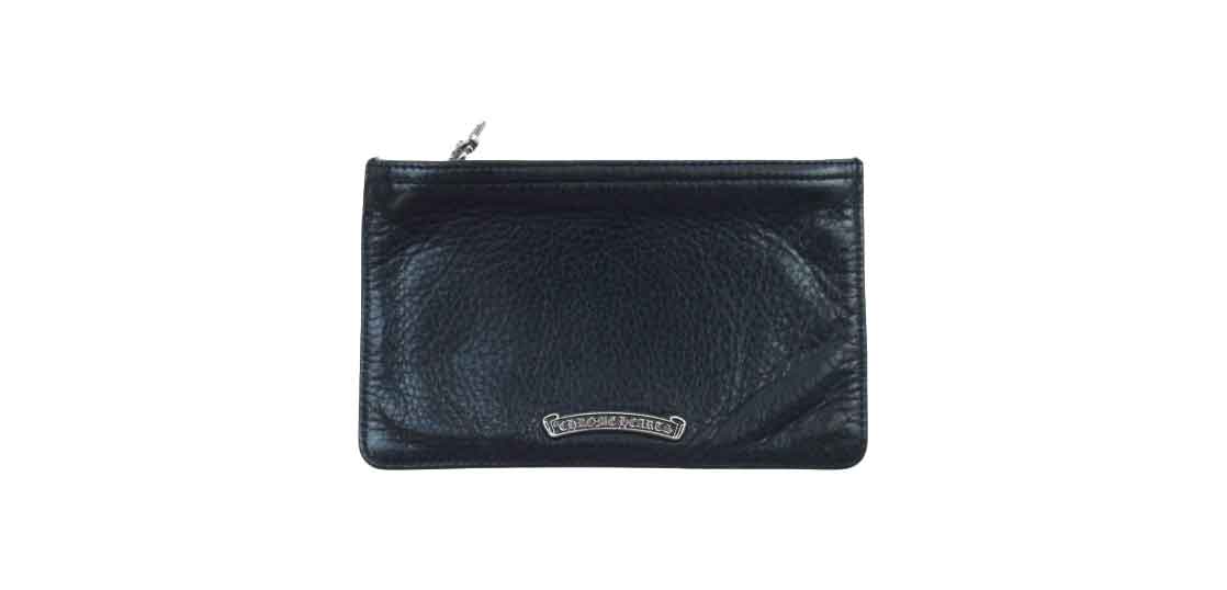 クロムハーツ（原本有） ダガー ジッパー チェンジ パース ポーチ ブラック 買取実績
