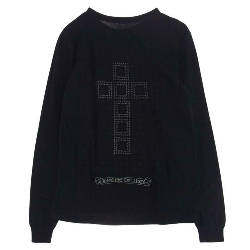 クロムハーツ（原本無） フレームドクロスバックプリント ポケット付き 長袖Tシャツ 買取実績 画像