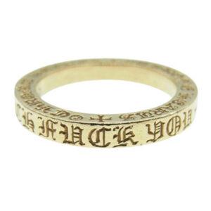 クロムハーツ（原本無）22K GALF購入証明書付属 SPACER FUCKYOU スペーサーリング 3mm 約20号 買取実績