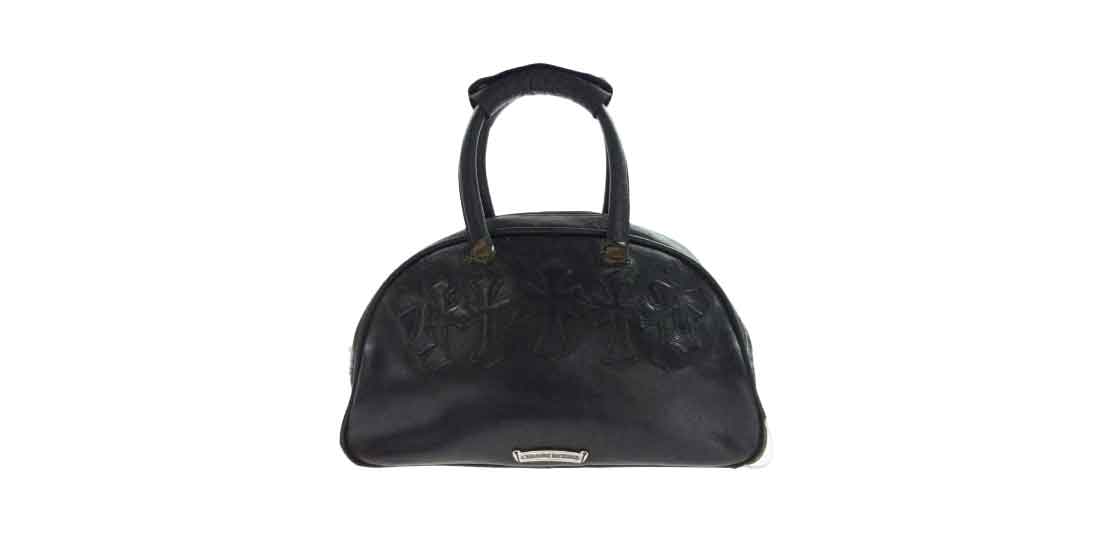 クロムハーツ ジム バッグ セメタリークロスパッチ オールド スモール レザー  ブラック 買取実績