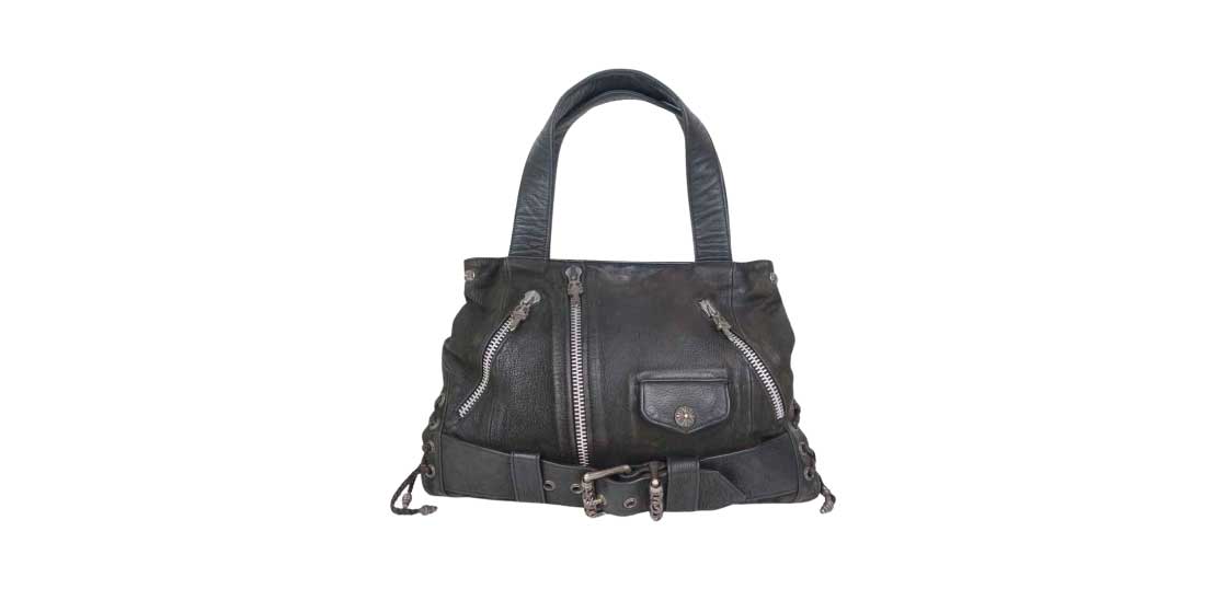 クロムハーツ JJディーン ラージ ハンドバッグ ブラック系　買取実績