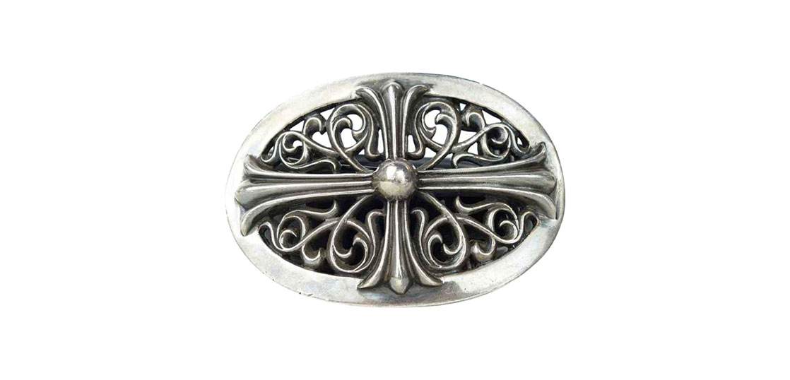 クロムハーツ OVAL LG CROSS クラシック ラージ バックル ベルト 買取実績