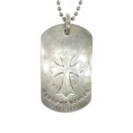 クロムハーツ（原本無） ラージ ドッグタグ タイニーCHクロス シルバー 買取実績 画像