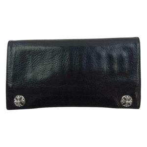 クロムハーツ （原本無）グリーシー LONG WALLE レザー ロング ウォレット 買取実績