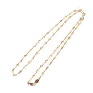 CHROME HEARTS クロムハーツ 22K NECKCHAIN T20 ツイストチェーン 20インチ ネックレス 買取実績