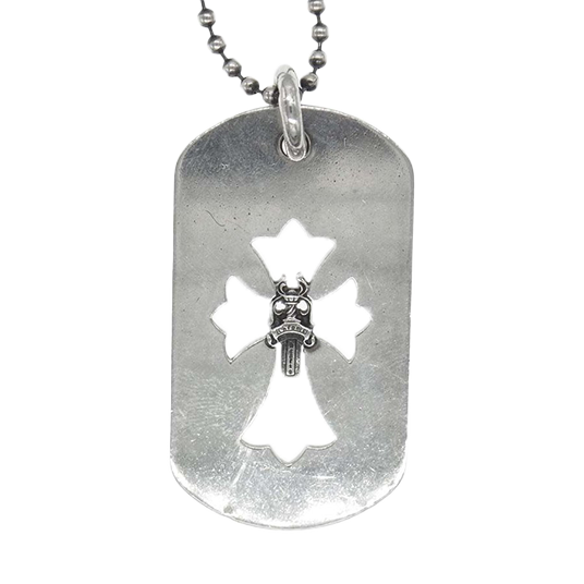 Chrome Hearts ドッグタグ カットアウト クロスダガー ラージ CHROME HEARTS（クロムハーツ） 青山限定 ラージドッグタグ カット