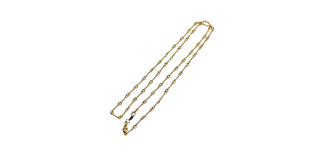 クロムハーツ 22K NECKCHAIN T18 ツイスト チェーン 18inch 買取実績