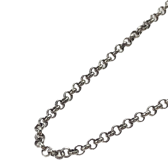 クロムハーツ シルバーロールチェーン18inch necklace R18 - www 