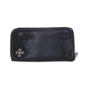 クロムハーツ （原本無）REC F ZIP #2 フィリグリー プラス スエード レザー ウォレット ブラック 買取実績