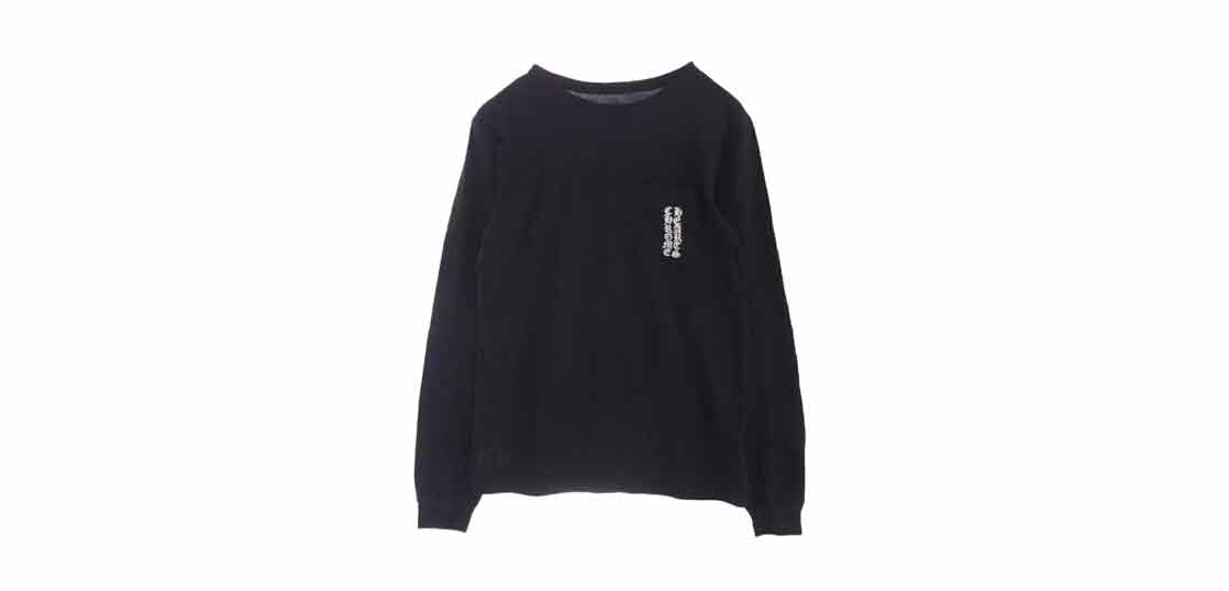 クロムハーツ（原本無） Scroll Label Logo 長袖 ポケット Tシャツ 買取実績