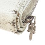 クロムハーツ (原本無) スクエア ジップ ビル ラウンドジップ レザー ウォレット ホワイト 買取実績 画像