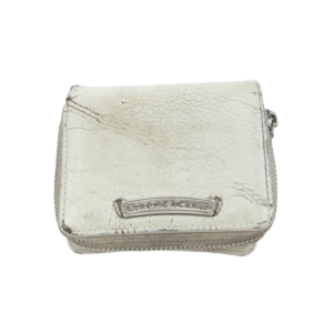 クロムハーツ （原本無） スクエア ジップ ビル ラウンドジップ レザー ウォレット ホワイト 買取実績