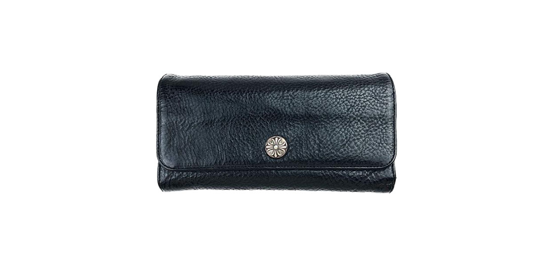 CHROME HEARTS クロムハーツ JUDY クロスボタン ２つ折り 長財布 買取実績